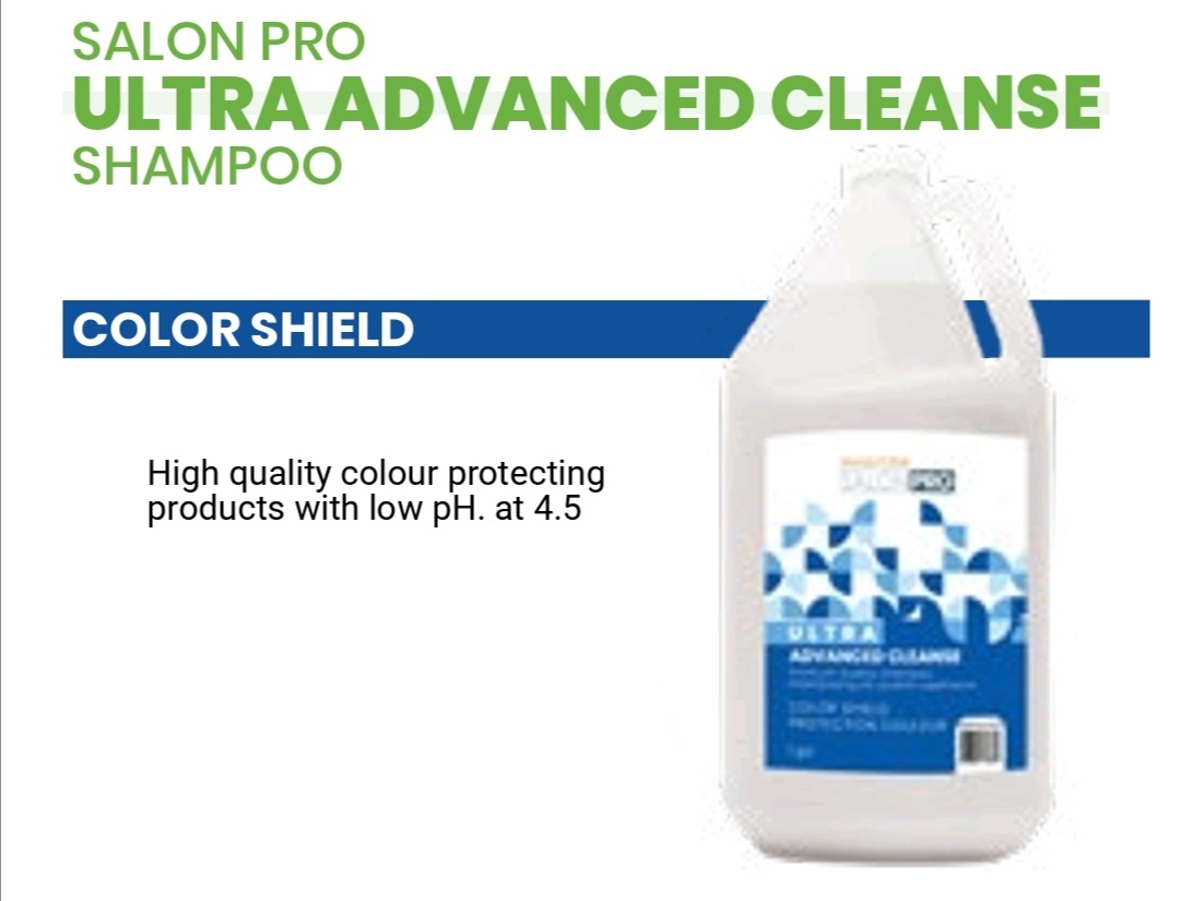Salon Pro Ultra Advanced Cleanse (Shampoo) Color Shield Gallon 1