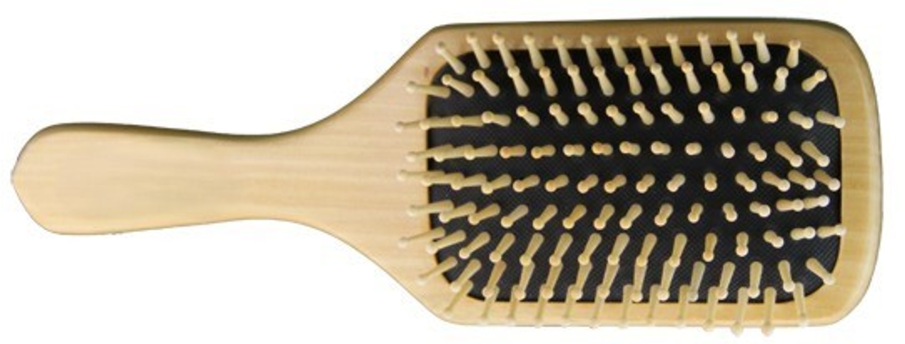 Paddle Brush Wooden Handle & Bristles 1