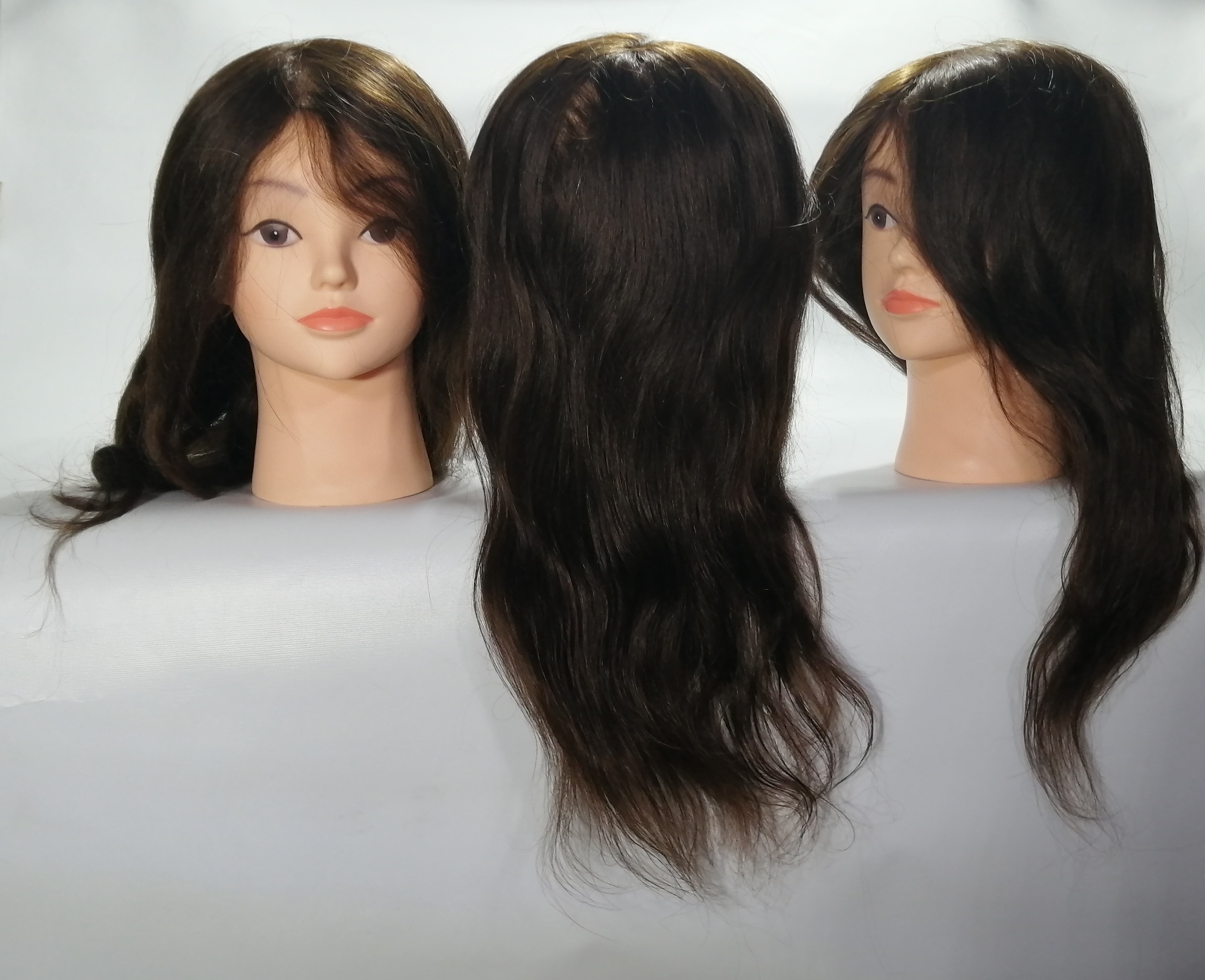 18" Mannequin Human Hair 1