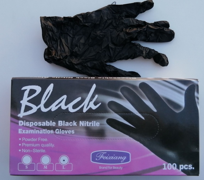 Disposable Black gloves 1