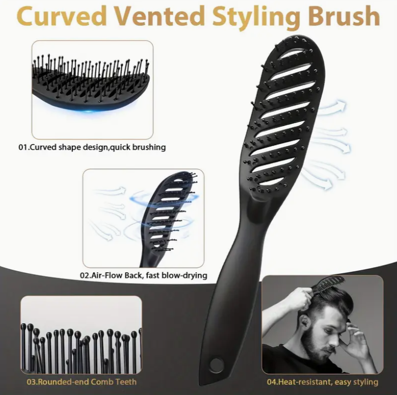 Vent Brush Curved S 1