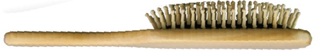 Paddle Brush Wooden Handle & Bristles 2